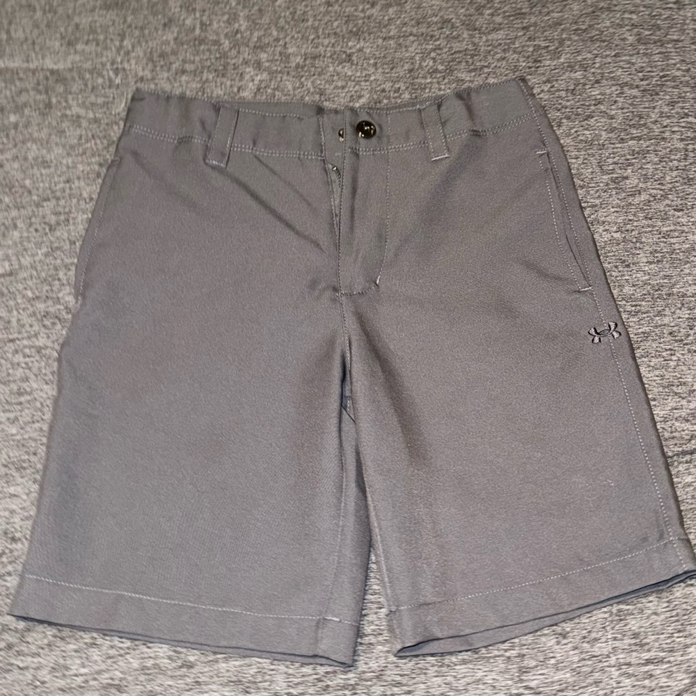 Under Armour Boys Gray Shorts